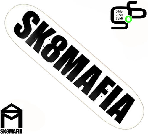 Deck Sk8mafia Og Logo White 8"